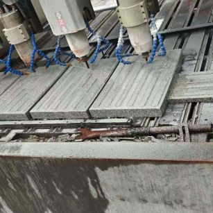 绵阳 芝麻白花岗岩荔枝面盲道雕刻