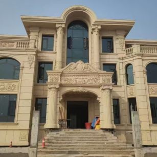 绵阳 黄金麻花岗岩别墅外墙干挂