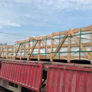 绵阳 芝麻白花岗岩地铺石出口专车-泰国游