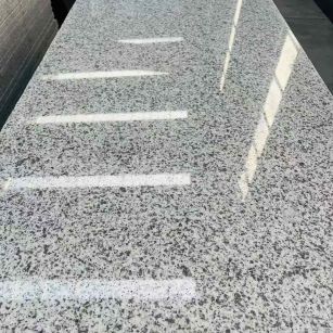 绵阳 白麻花岗岩光面毛板