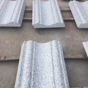 绵阳 白麻花岗岩光面别墅线条