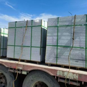 绵阳 芝麻白花岗岩地铺石装车日常