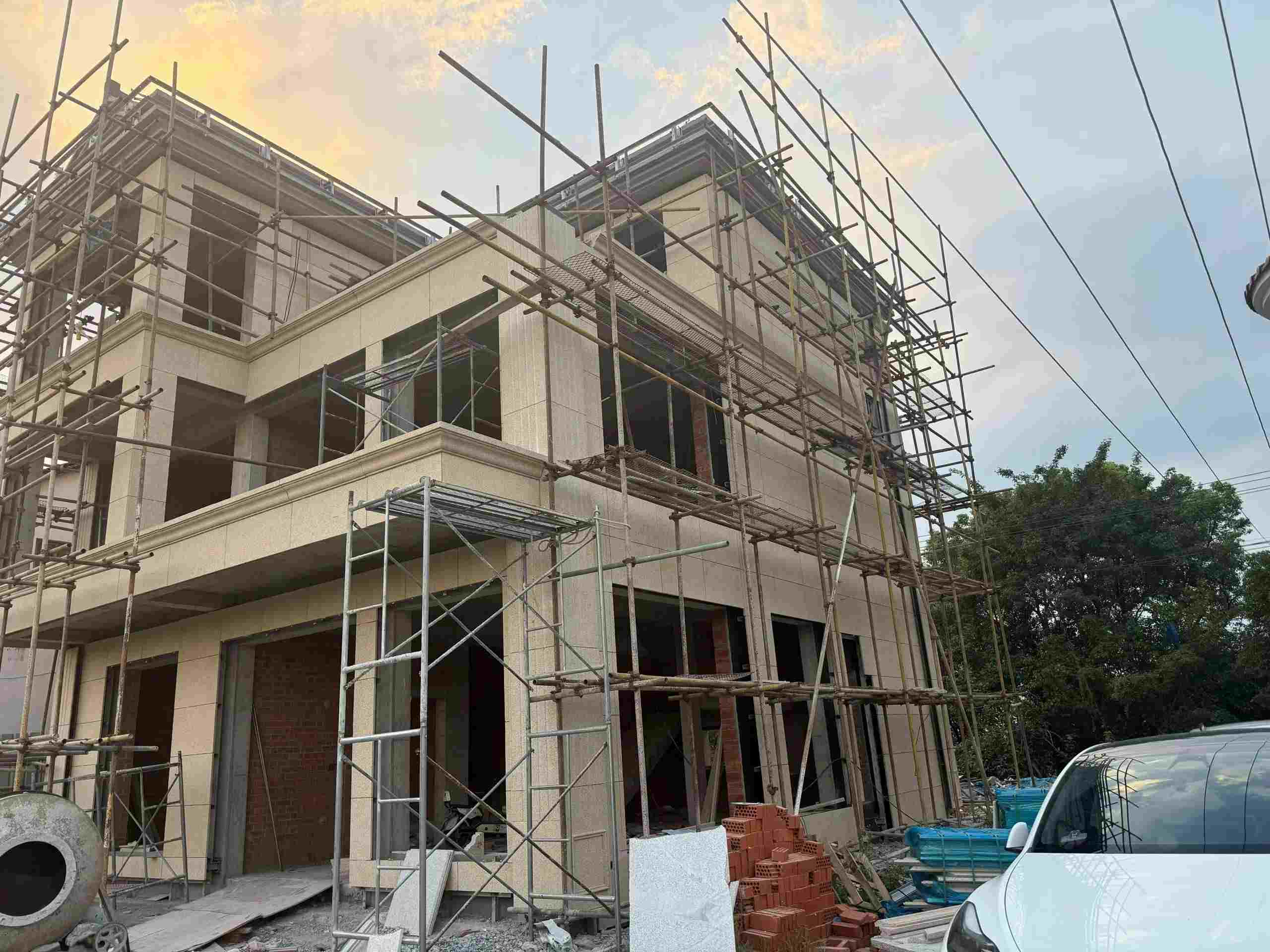 绵阳 黄金麻荔枝面花岗岩外墙干挂