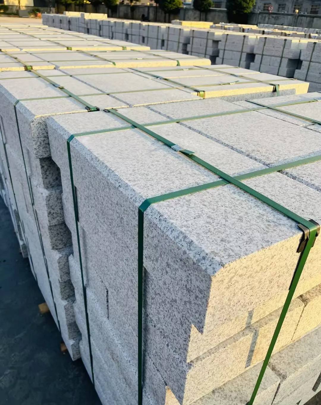 绵阳 白麻花岗岩路沿石，马路牙子，路缘石，平石，立缘石等