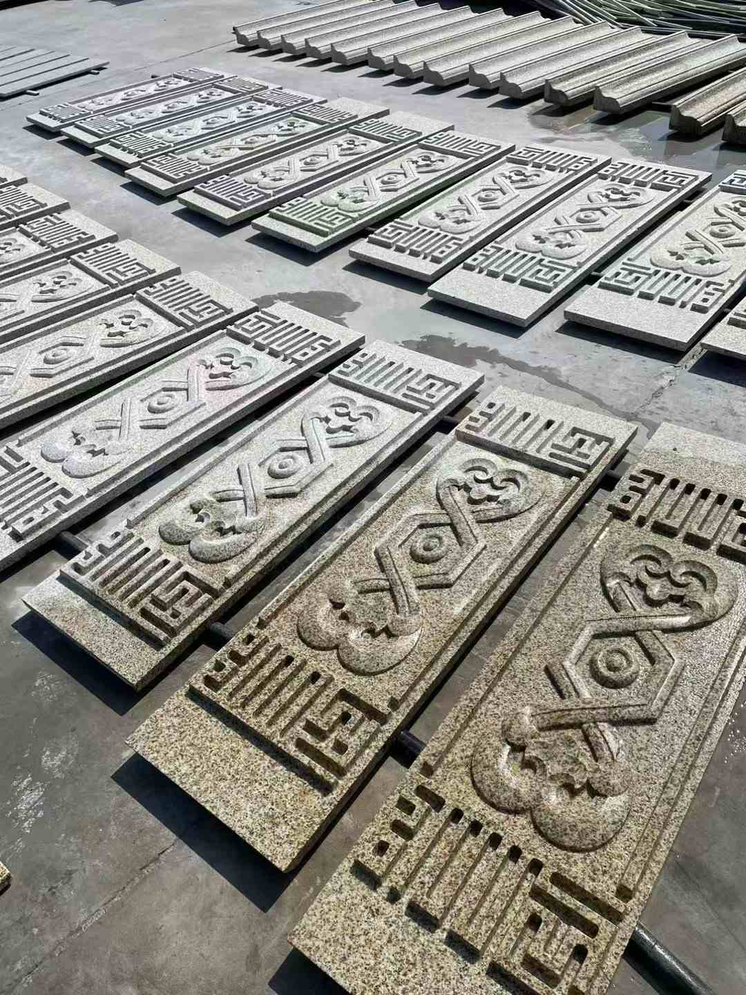 绵阳 黄金麻花岗岩外墙雕刻板