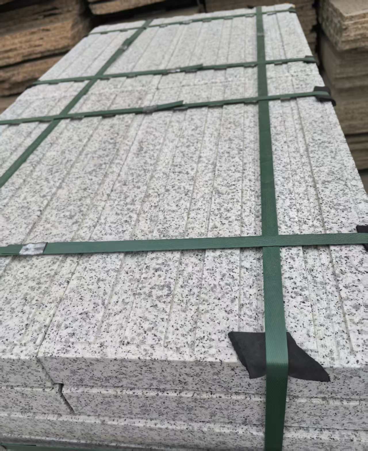 绵阳 白麻花岗岩直行盲道石，盲条，地铺石