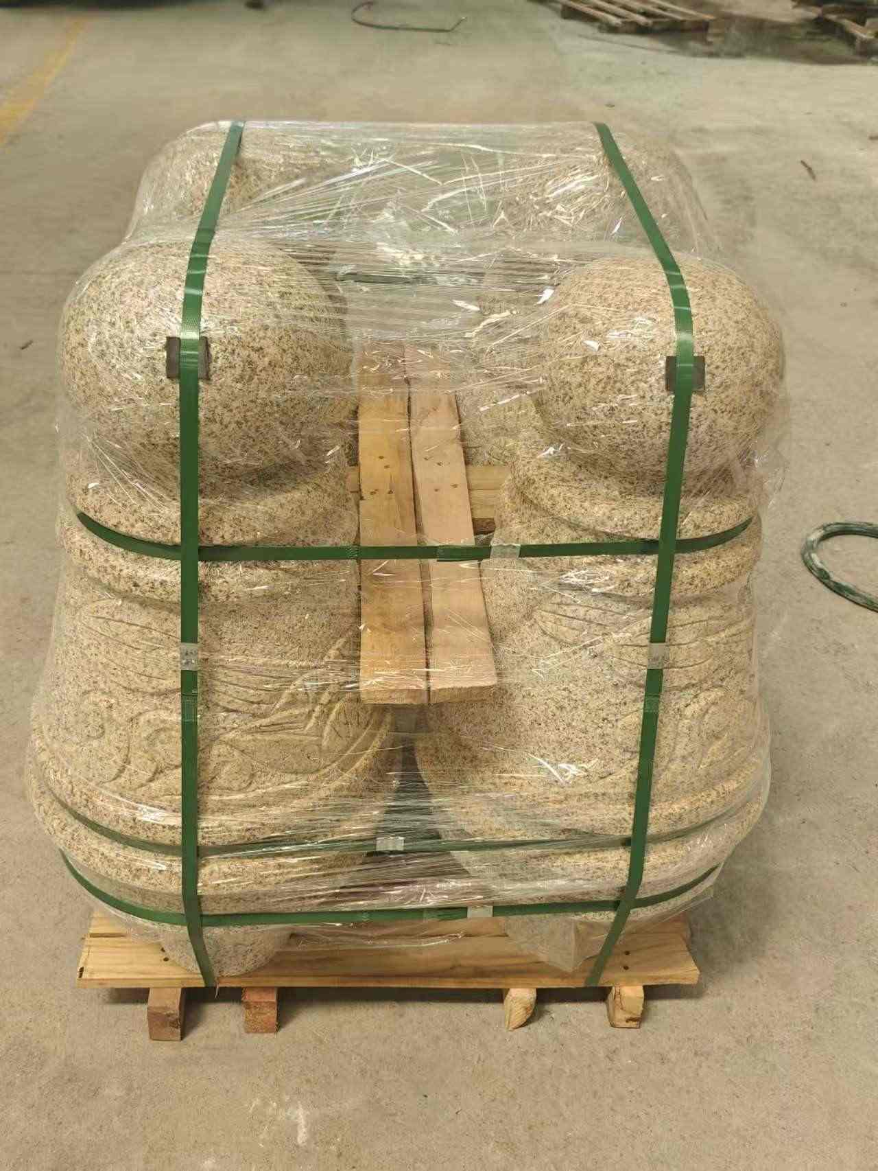 绵阳 黄金麻异形定制雕花——棒棒糖挡车柱