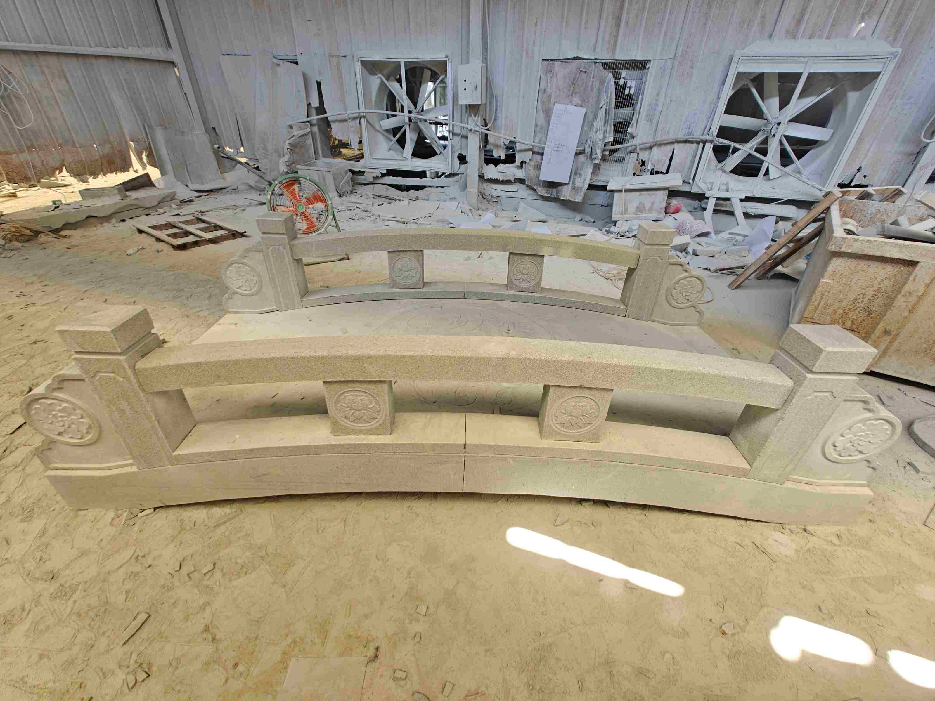 绵阳 芝麻灰花岗岩异形加工-拱桥，石桥