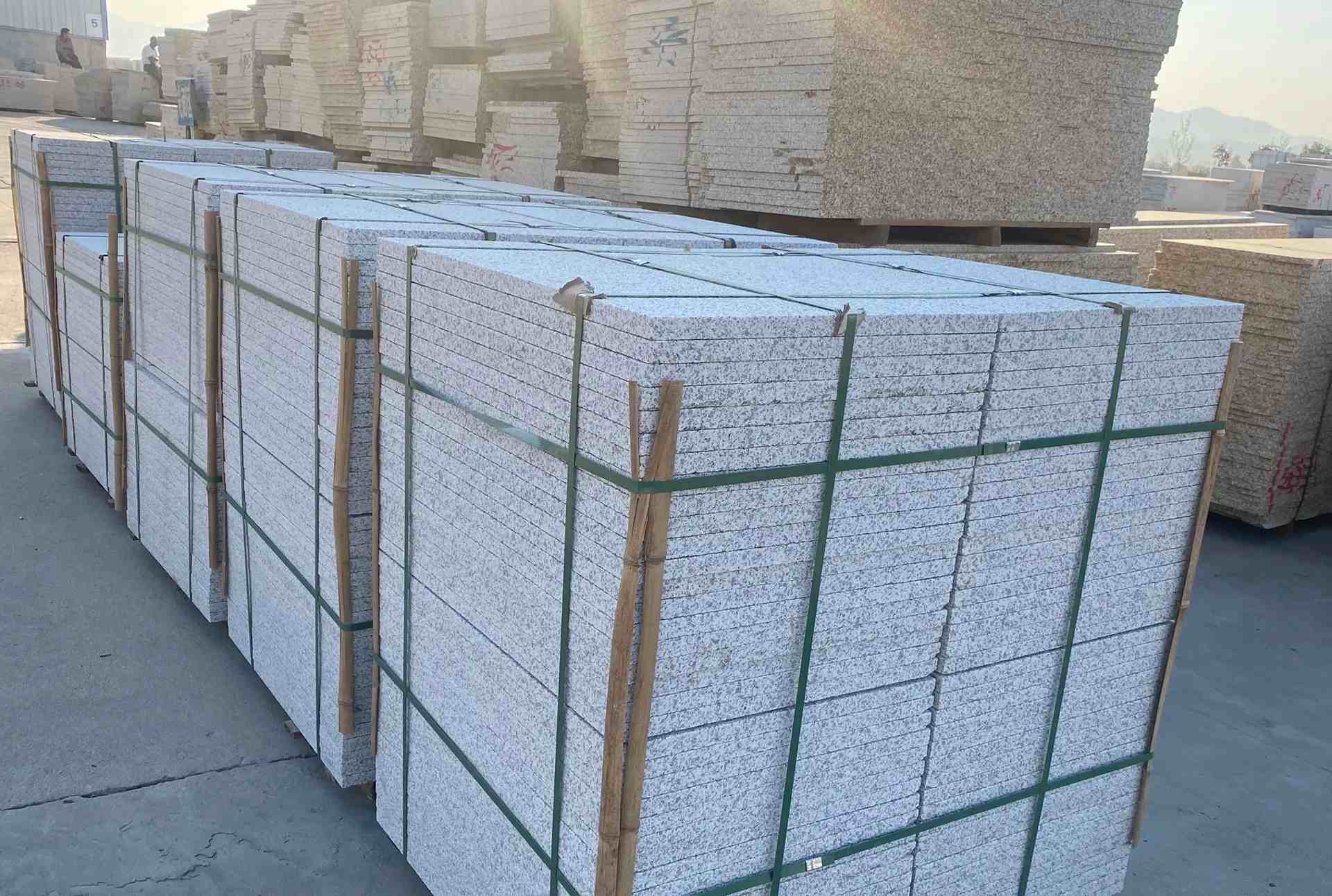 绵阳 白麻花岗岩荔枝面地铺石