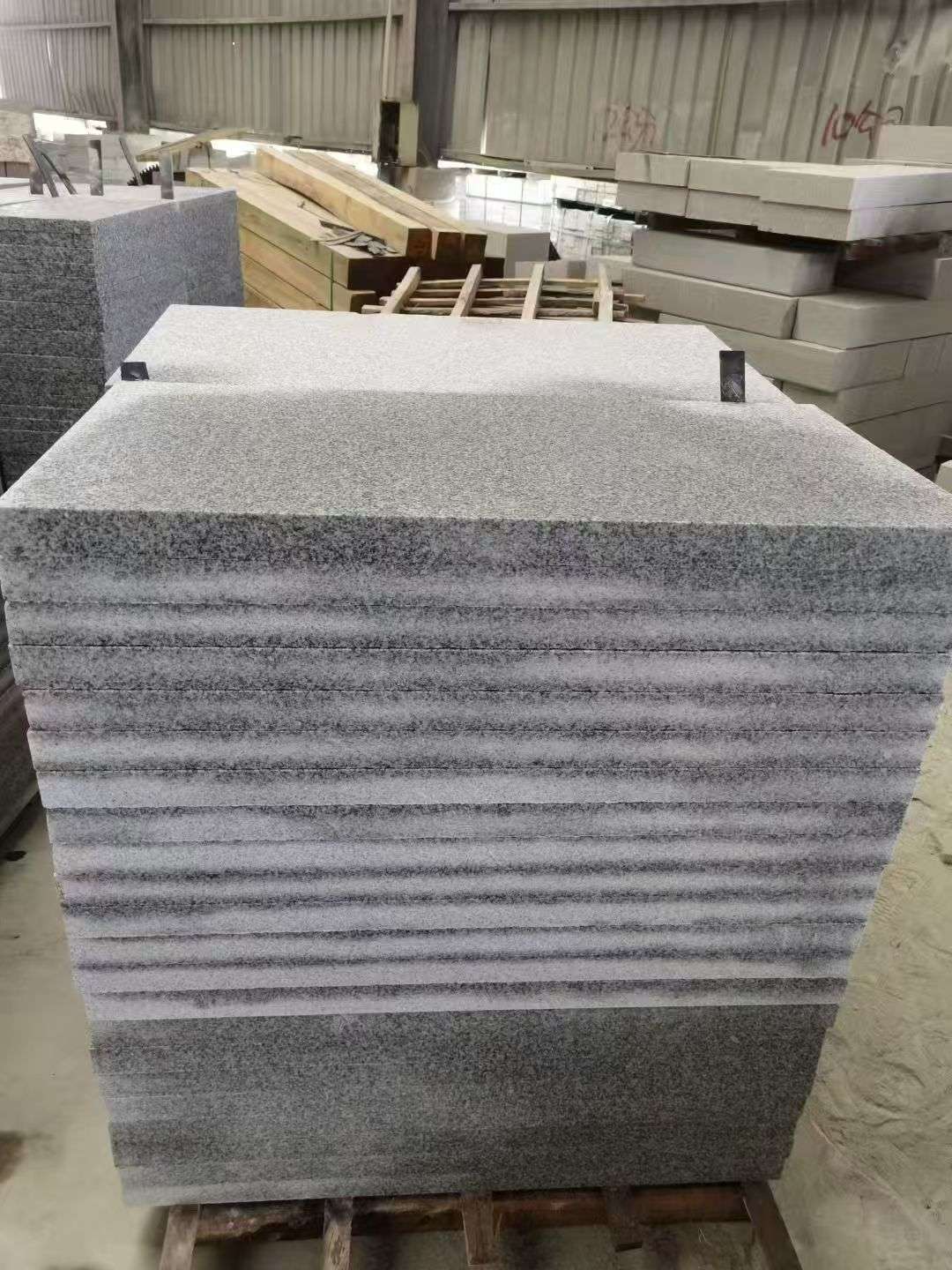 绵阳 芝麻白5公分火烧地铺成品，900*400，规格可定制